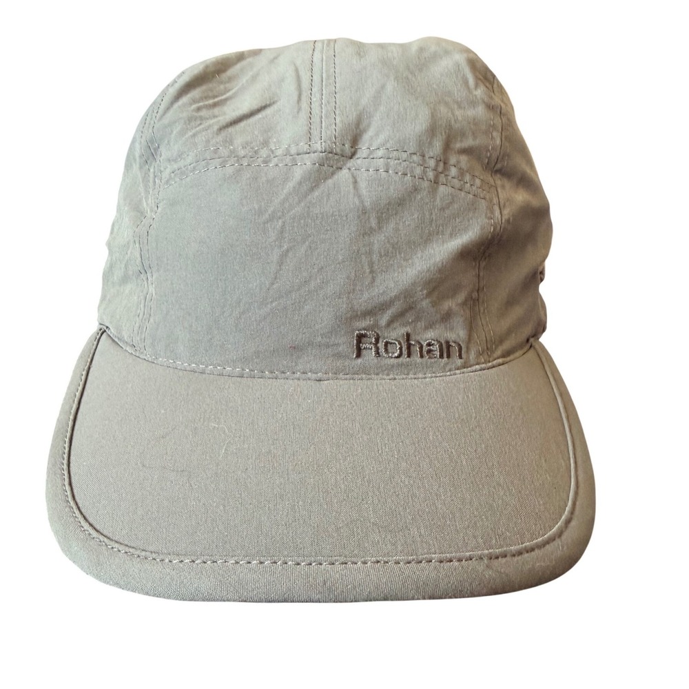 Rohan Technical Gorpcore Cap with Hidden Zip Out Neck Shield 🌲Sz S/M Unisex